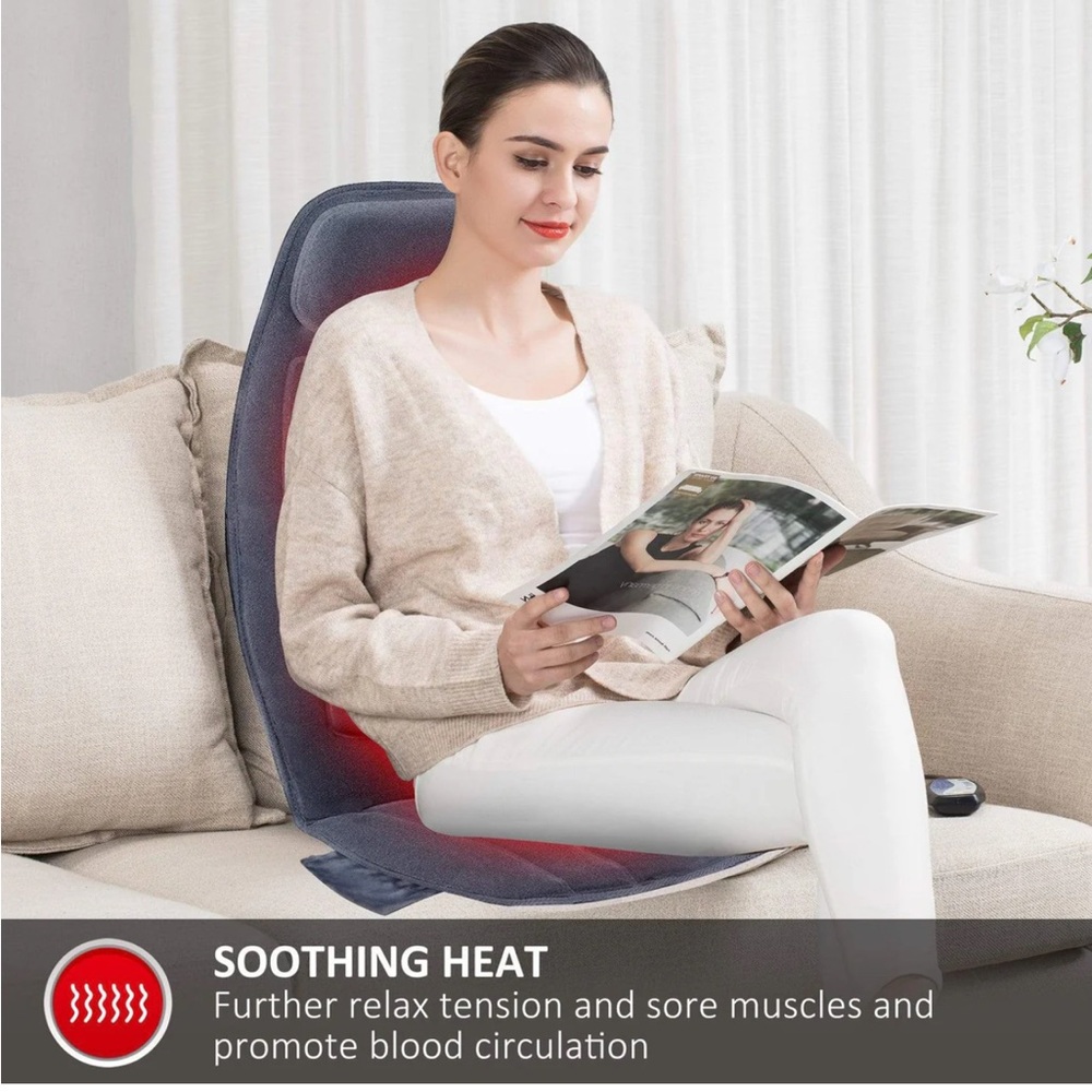 Snailax Vibration Back Massager with Heat SL-126 - Picture 2 of 8
